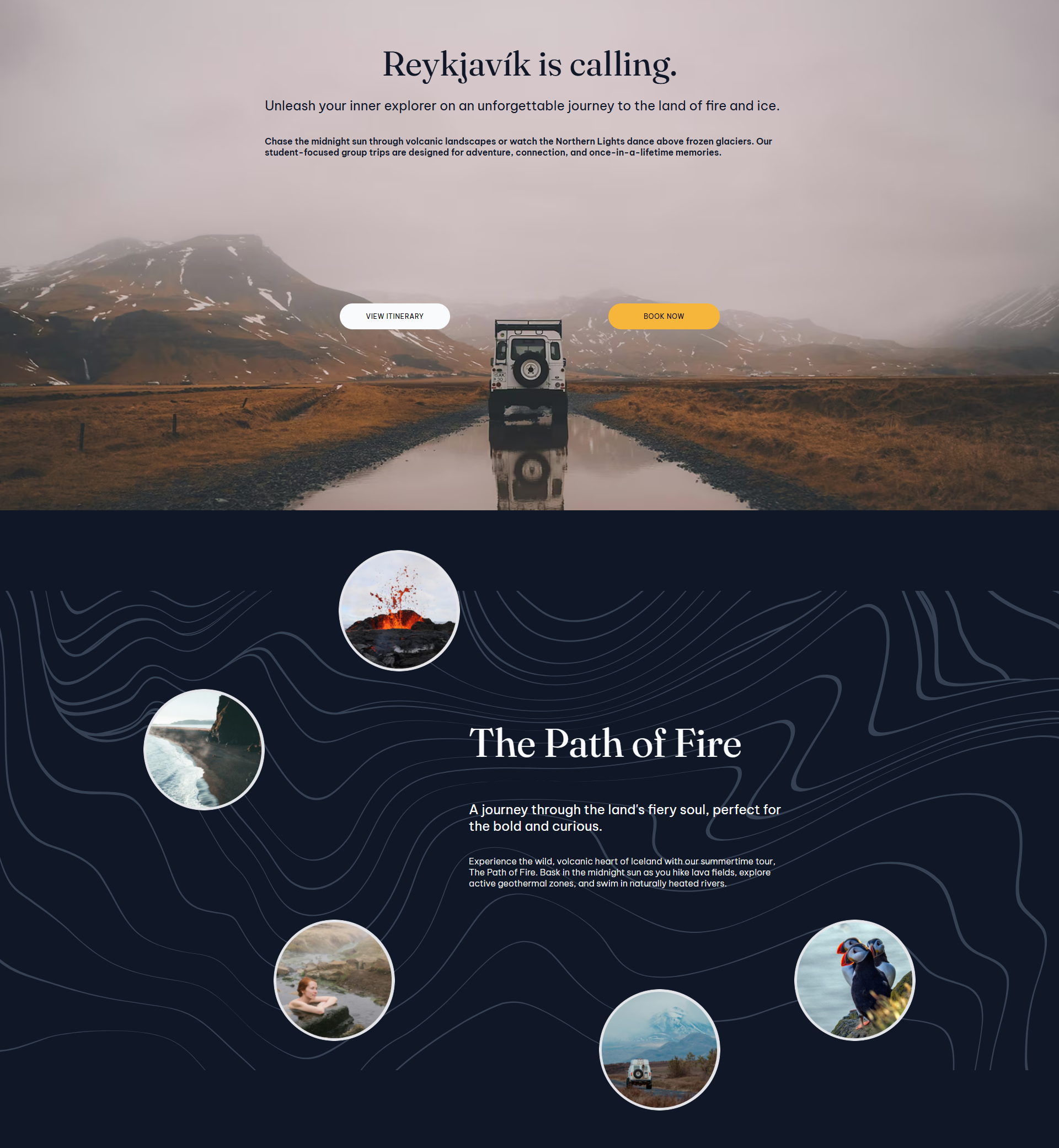 Intrinsic website using Grid and Flexbox.